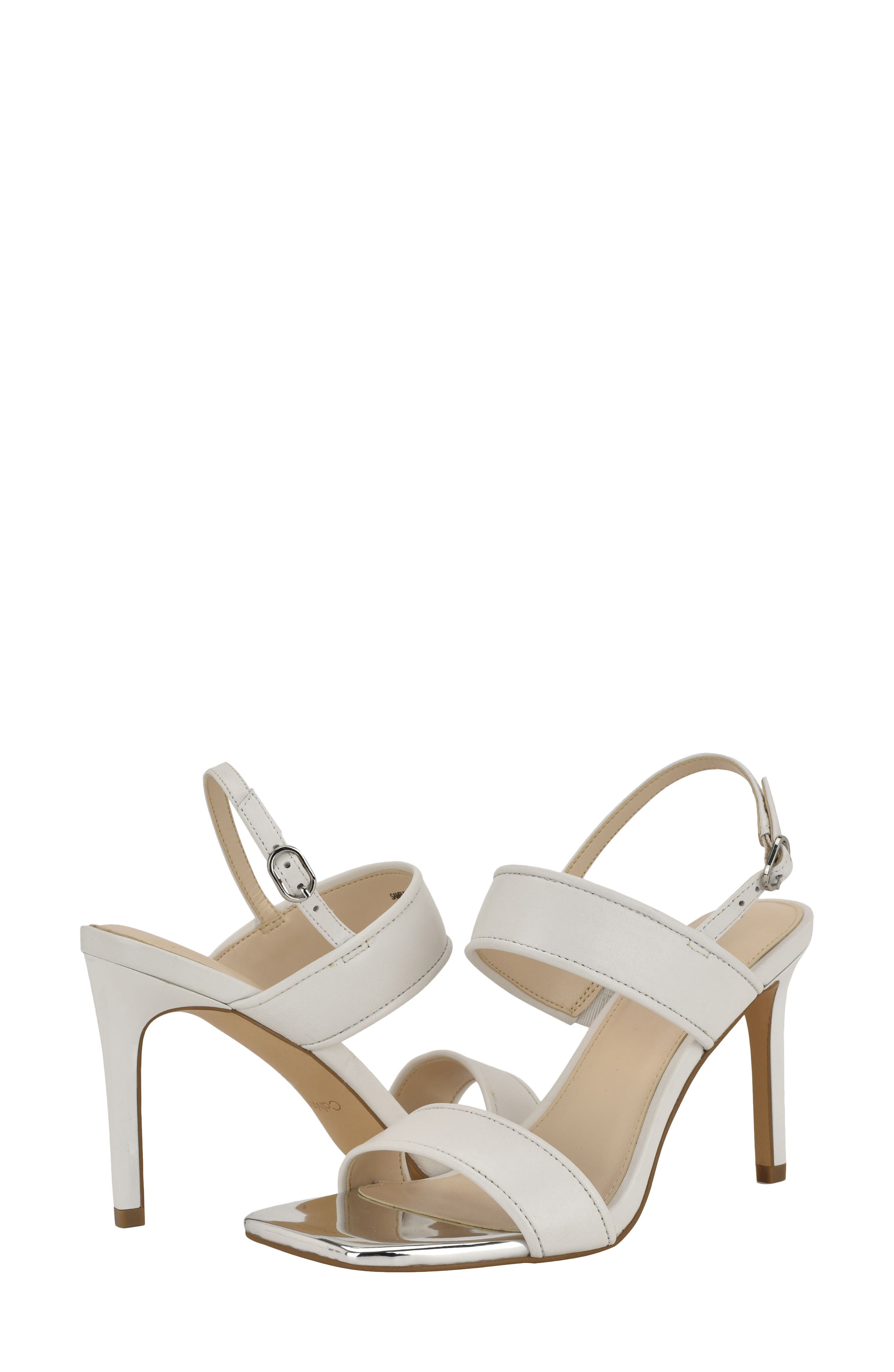 Calvin Klein Amour Slingback Sandal, Alternate, color, White