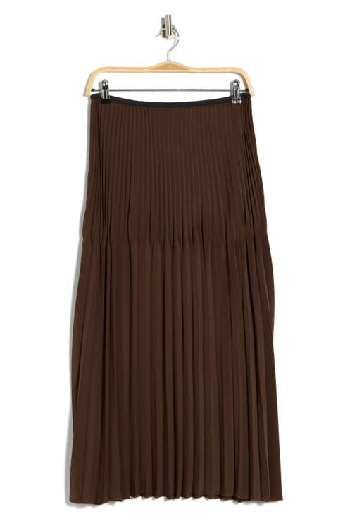 Pleated Midi Skirt