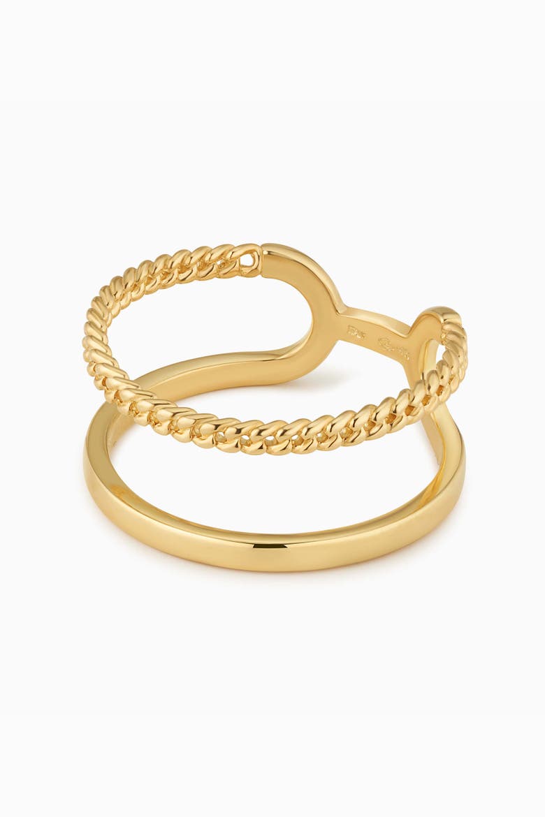 14K Yellow Gold Twin Set Ring, Alternate, color, Yellow Gold