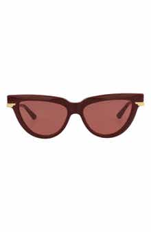 Bottega Veneta 54mm Cat Eye Sunglasses