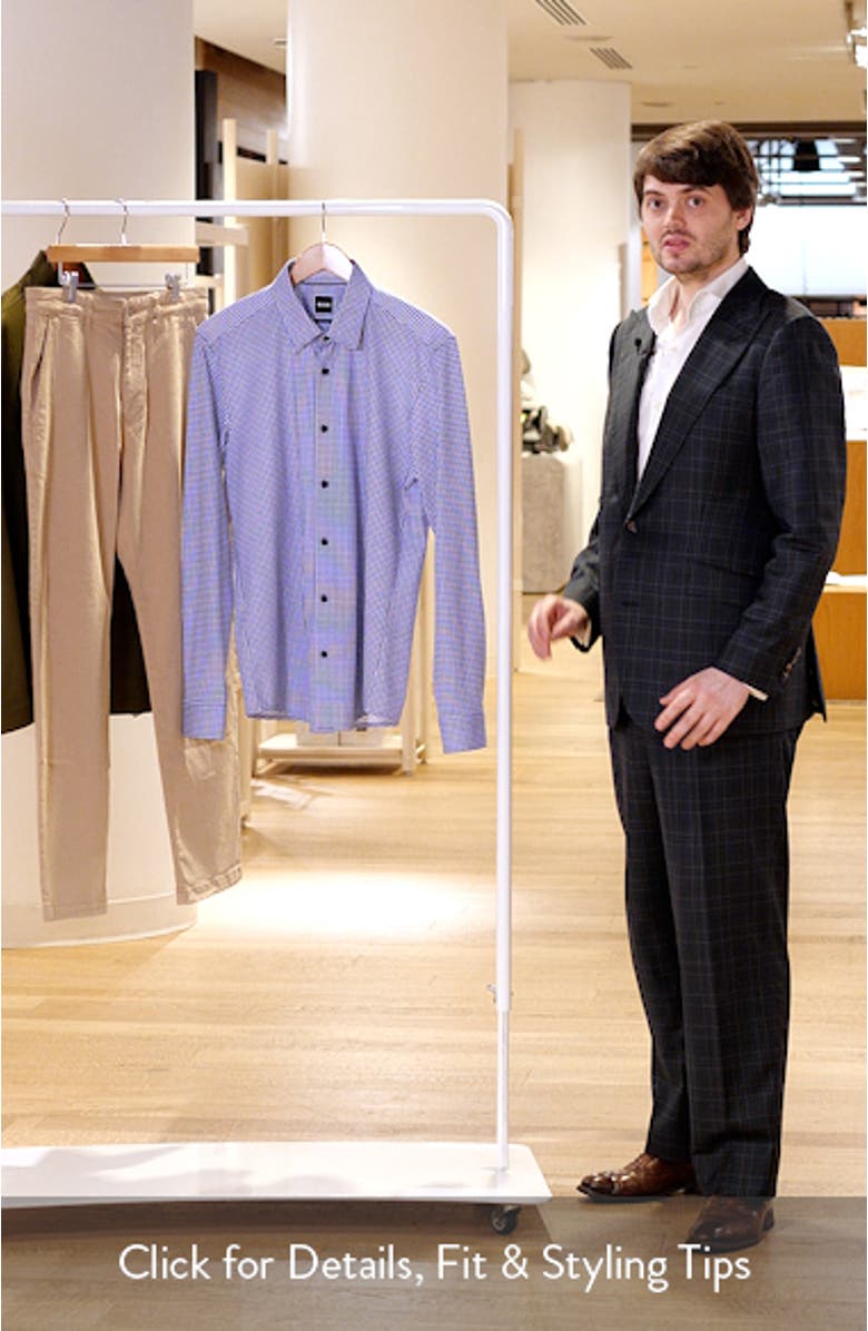 Roan Kent Slim Fit Button-Up Shirt, sales video thumbnail