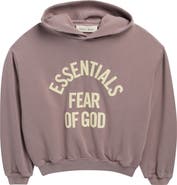 Fear of God Essentials Kids' '90s Campus Logo Graphic Hoodie