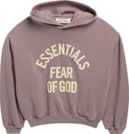 Fear of God Essentials Kids' '90s Campus Logo Graphic Hoodie