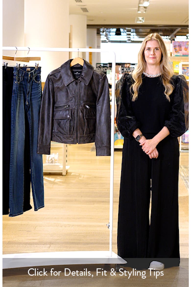 Addis Aviator Leather Jacket video