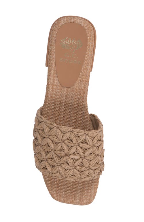 Gc Shoes Kendra Slide Sandal In Natural