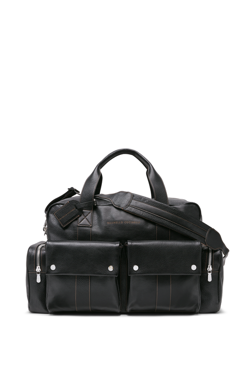 Brunello Cucinelli Leisure Bag In Black