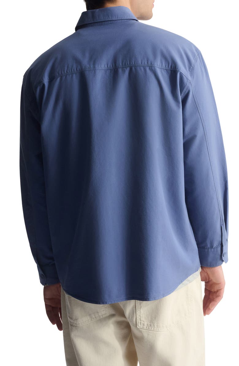 Brooklyn Industries Cotton Button-Up Shirt, Alternate, color, Bijou Blue