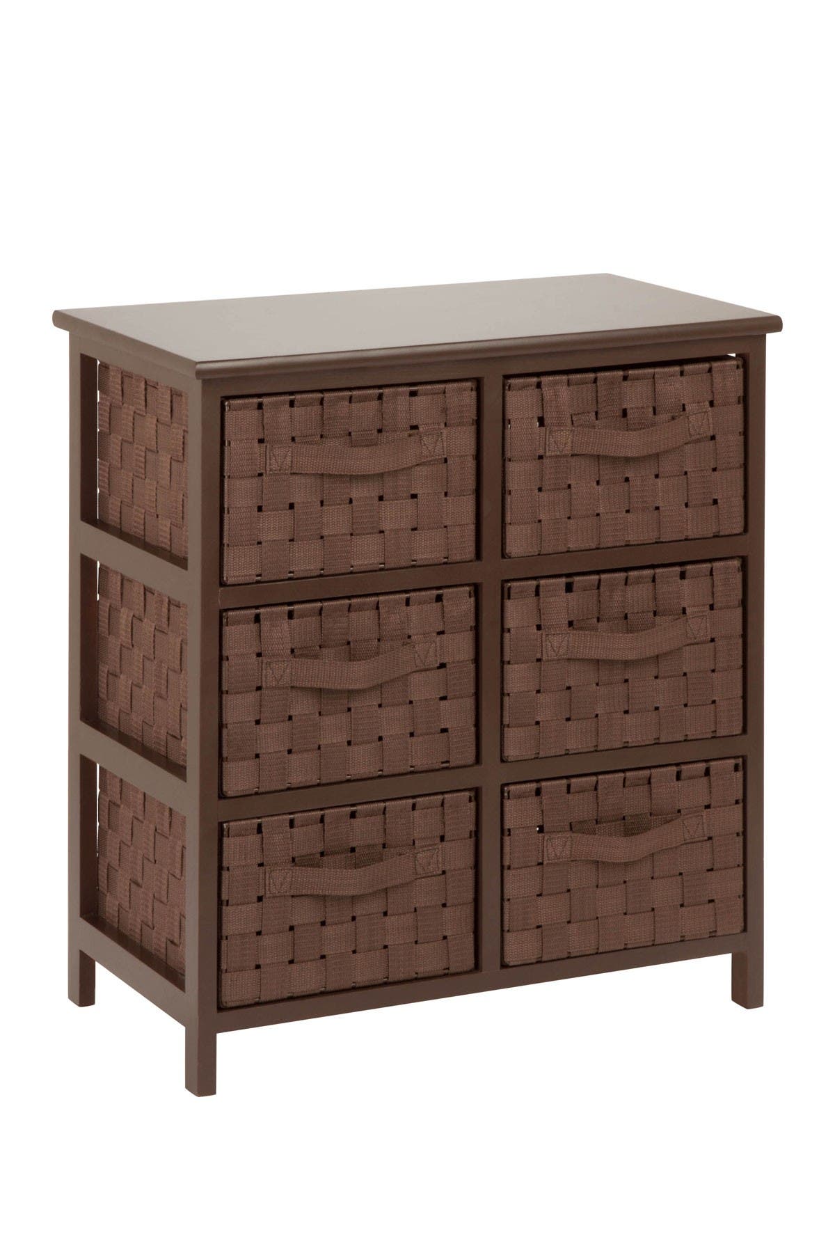 HONEY-CAN-DO Java Brown Woven 6-Drawer Chest | Nordstromrack