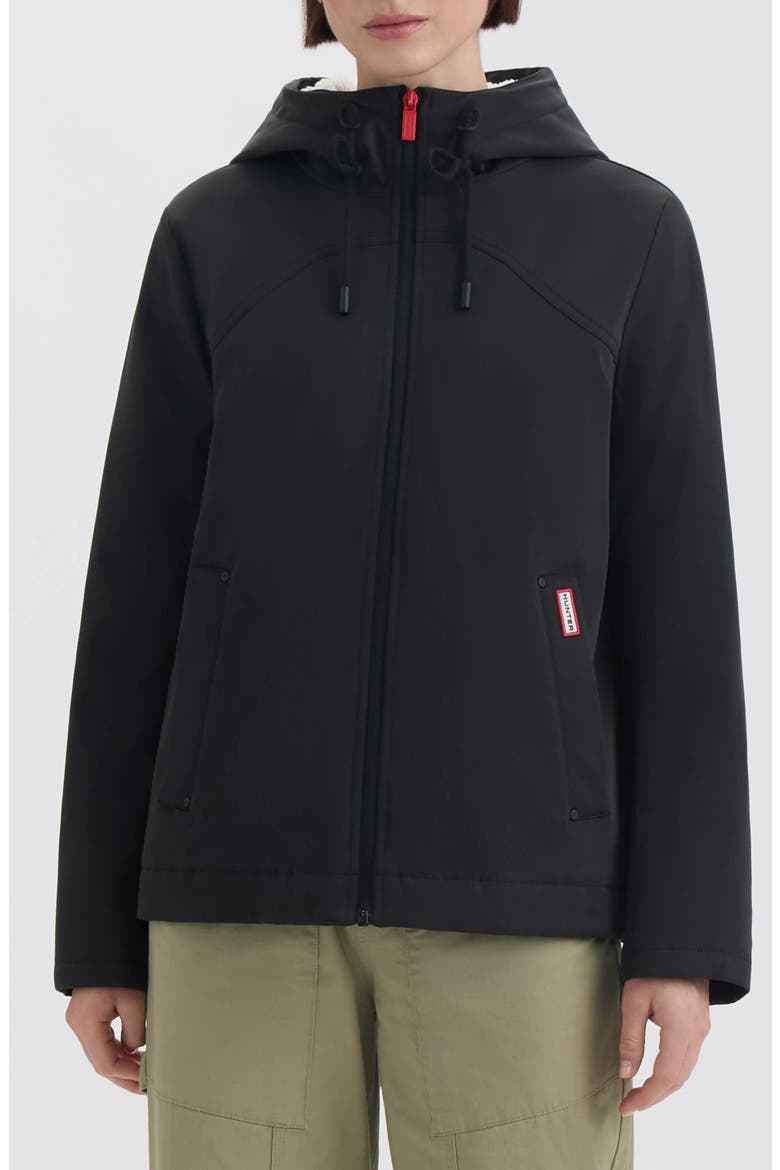 Blake Water Repellent Rain Jacket, Main, color, BLACK