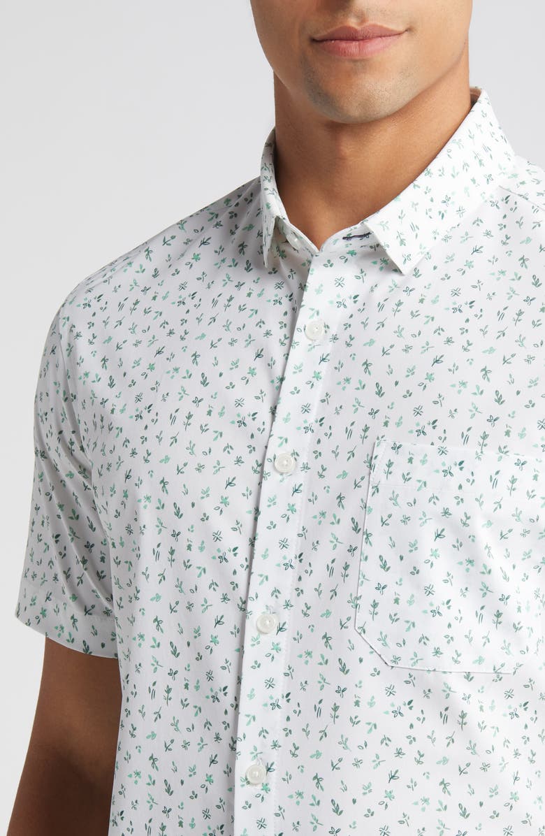 Mizzen+Main Leeward Trim Fit No-Tuck Performance Button-Up Shirt, Alternate, color, 