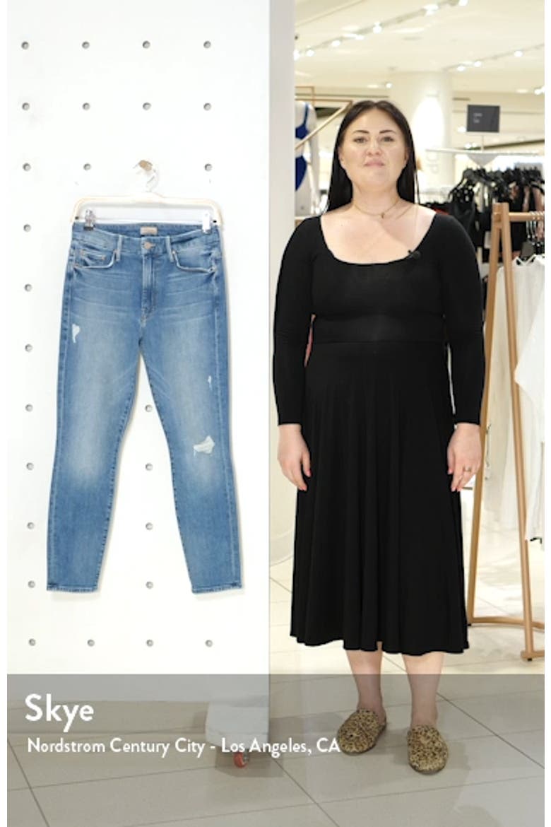 The Looker Ripped High Waist Crop Skinny Jeans video