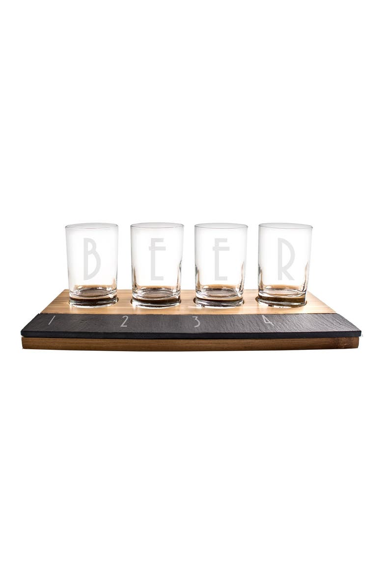 Personalized Craft Beer Tasting Flight, Alternate, color, BLANK