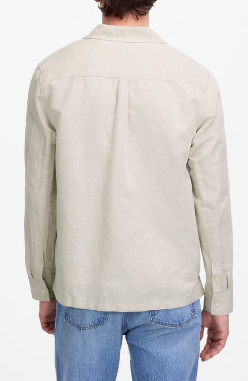 Madewell Button-up Shirt In Oat
