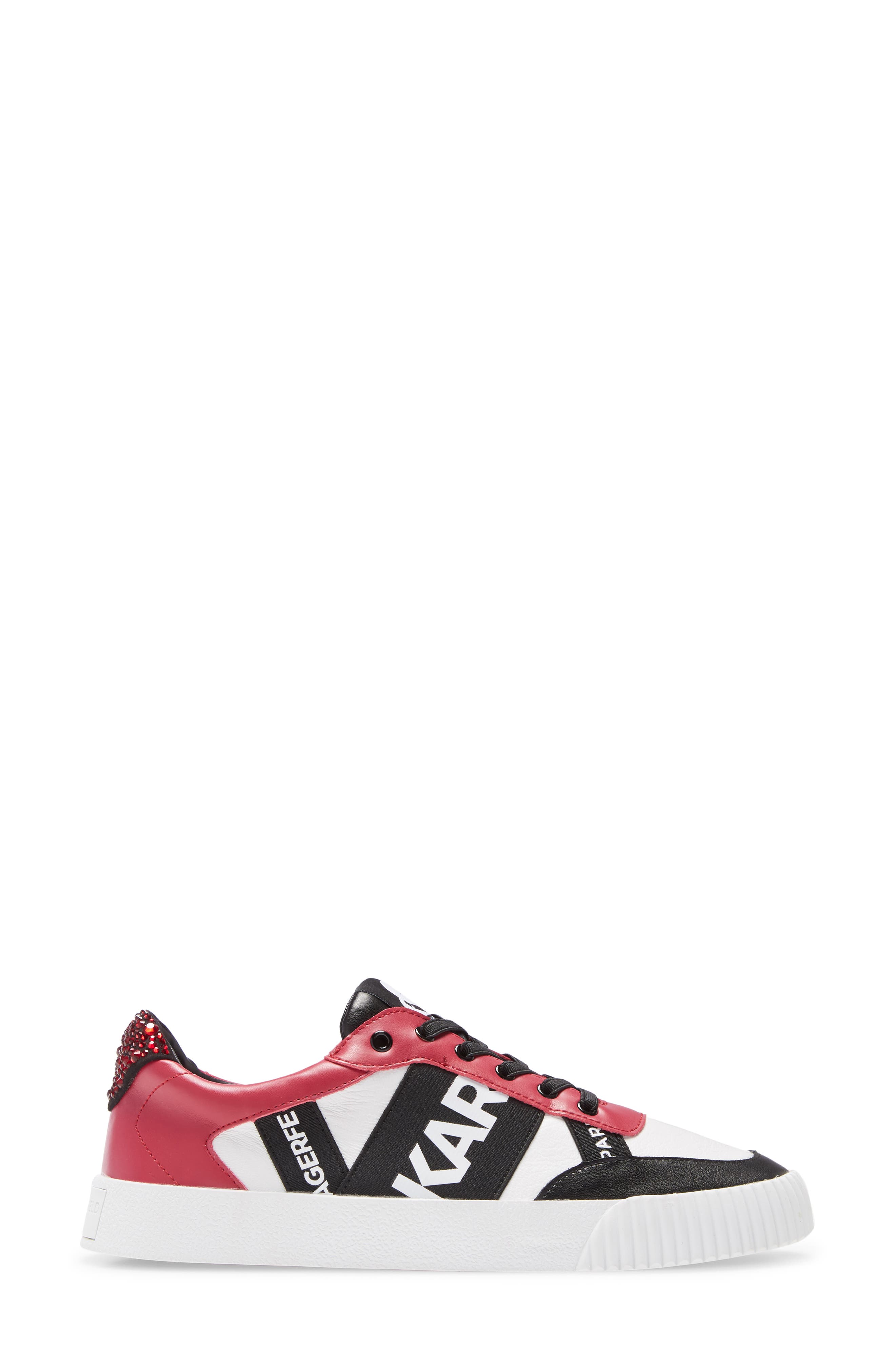 Jaylee Sneaker, Alternate, color, WHITE/ RED