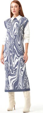 Mizalle Special Patterned Knitwear Dress
