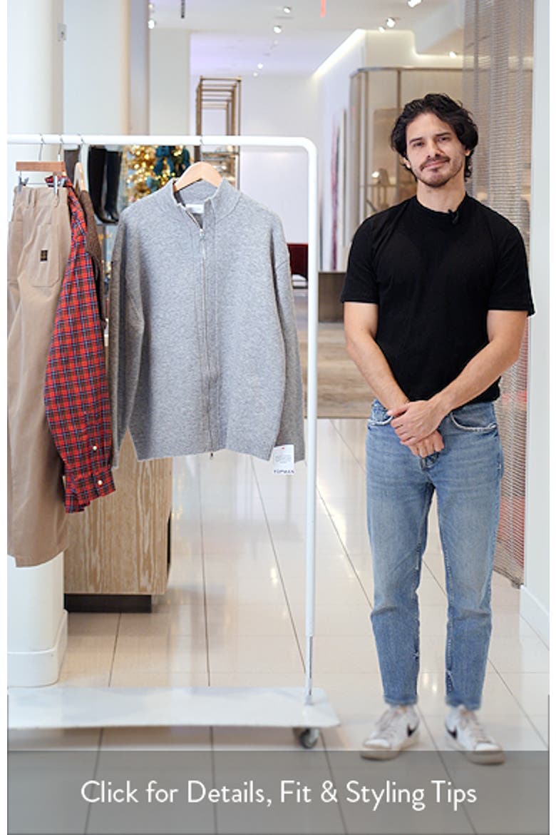 Mock Neck Zip Cardigan video
