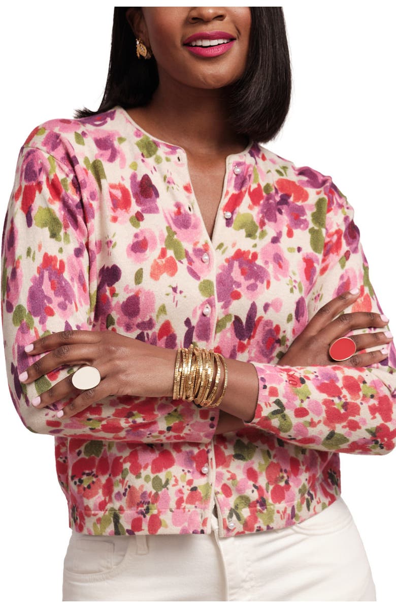 Frances Valentine Darling Cardigan Pocket Full of Posies, Main, color, 