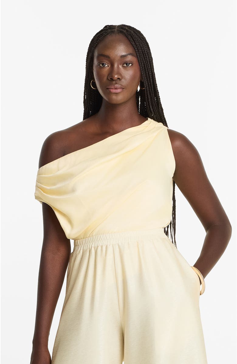 DIARRABLU Alba Off-Shoulder Top Winter Blanc Fsc<sup>®</sup> Certified Viscose, Main, color, Winter Blanc