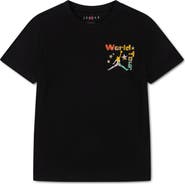 Jordan Kids' Wold Tour Cotton Blend Graphic T-Shirt