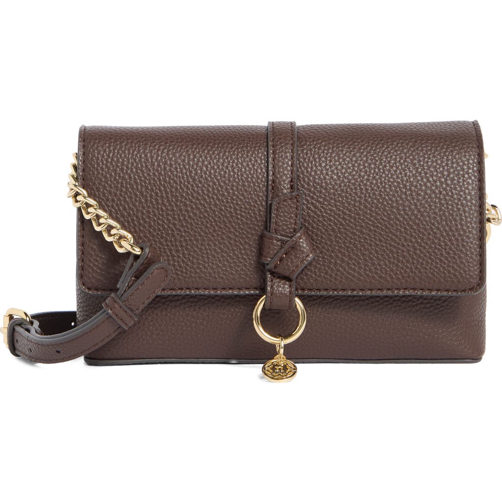 Nanette Lepore Akari Flap Shoulder Bag In Brown