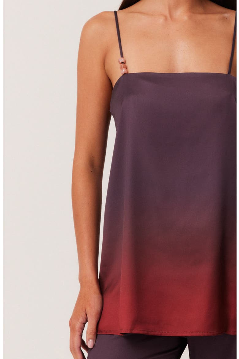 Amaya Long Line Ombré Top, Alternate, color, PLUM OMBRE