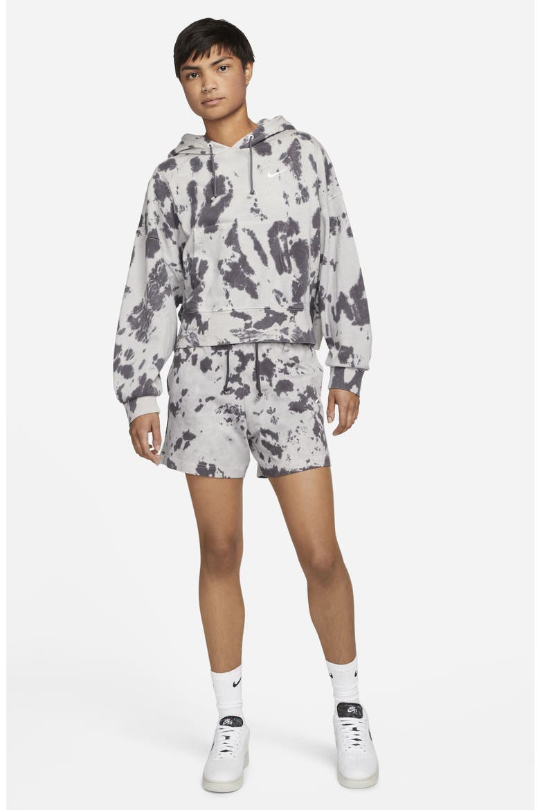 Oversize Hoodie, Alternate, color, GREY/ WHITE