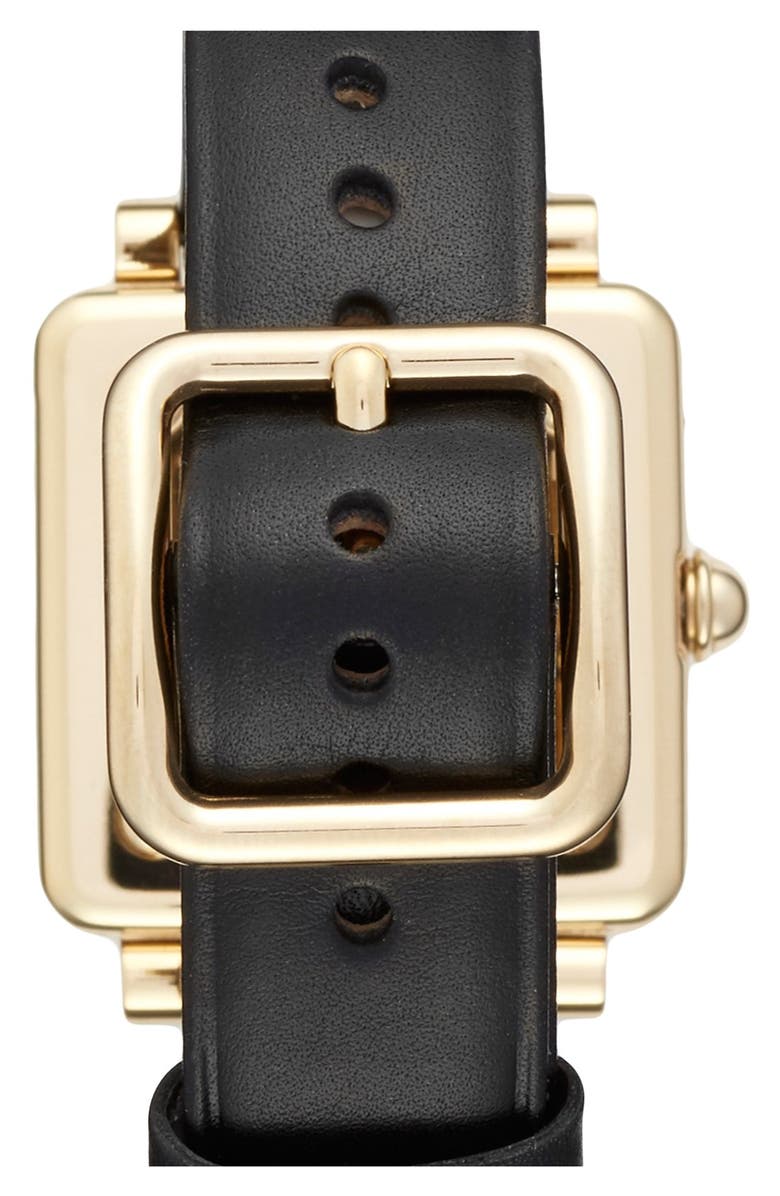 Marc Jacobs 'Vic' Leather Strap Watch, 30mm, Alternate, color, 