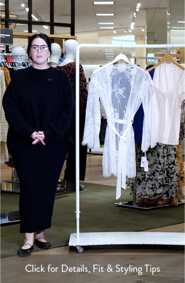 Marry Me Lace Wrap, sales video thumbnail