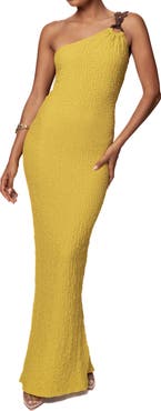 JLUXLABEL Summer in Capri One-Shoulder Maxi Dress