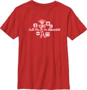 Toy Story 5 Boy's Toy Story 5 Call Me The Sheriff  Graphic T-Shirt