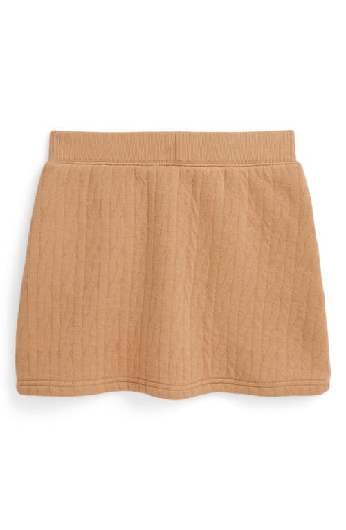 Polo Ralph Lauren Kids' Quilted Knit Skirt In Brown
