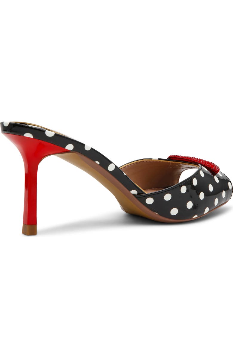 Betsey Johnson Casidy Sandal, Alternate, color, White/ Black Polka Dot