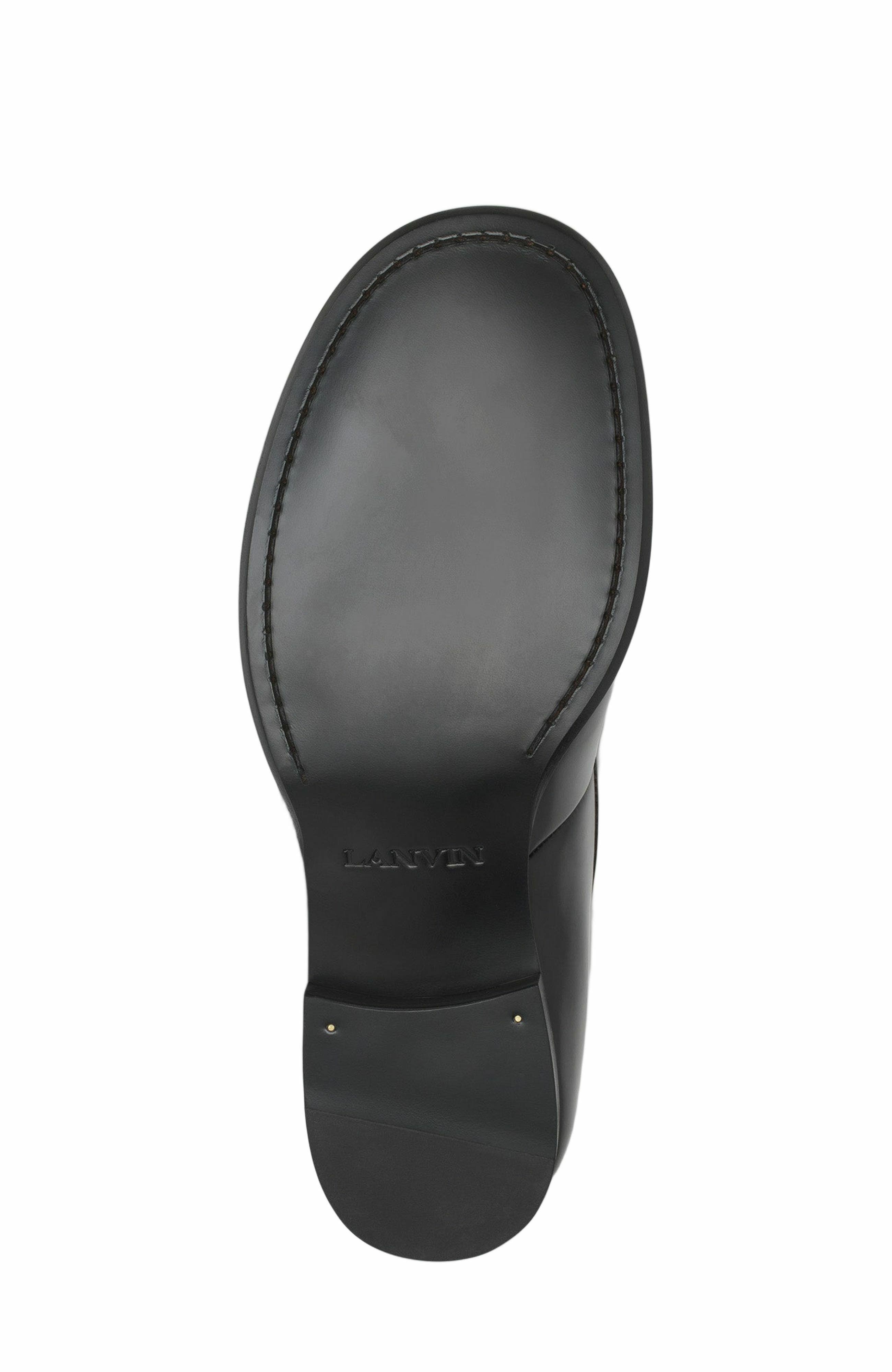 Lanvin ADONIS LEATHER LOAFERS, Alternate, color, 