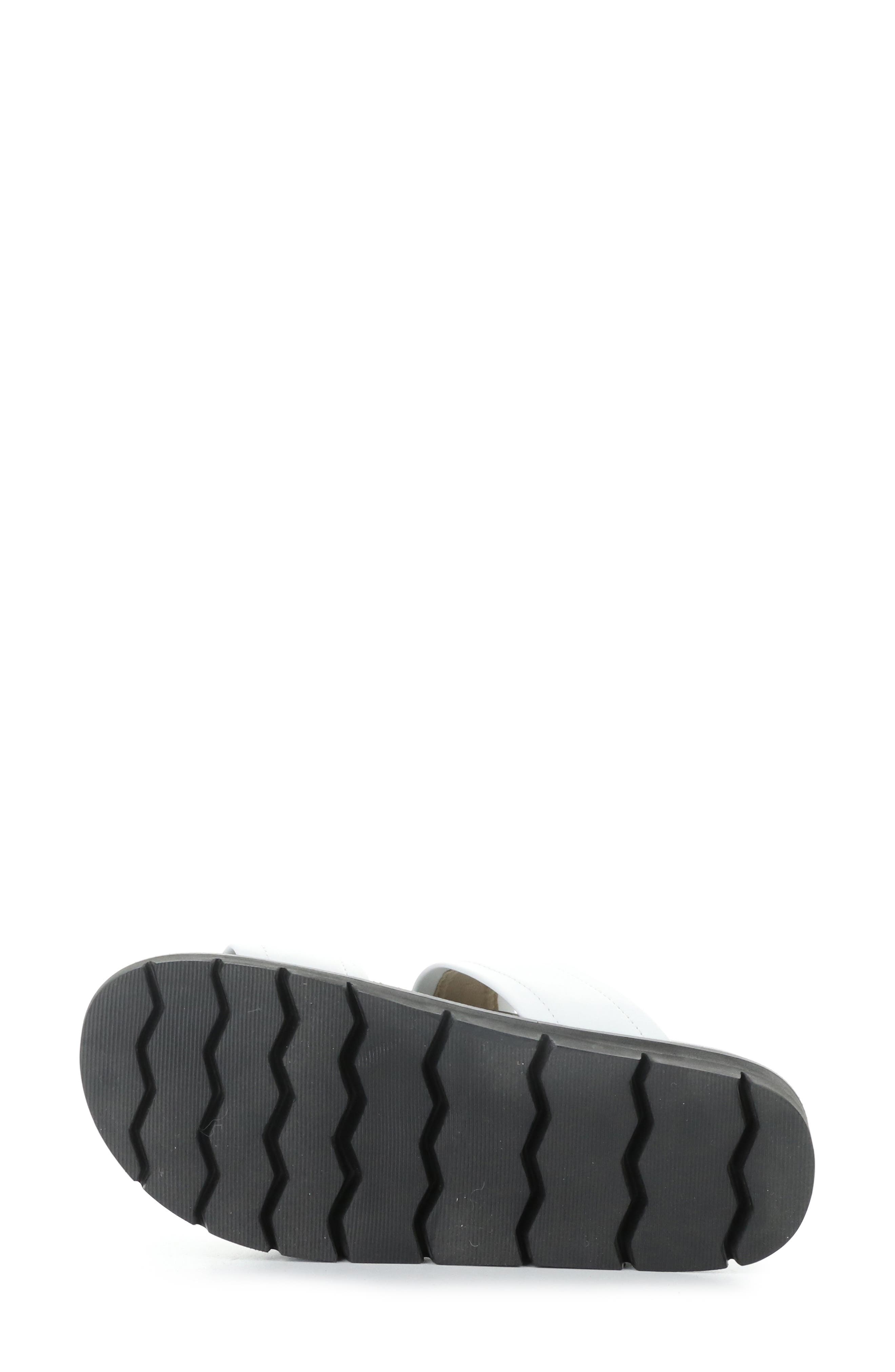 Starla Platform Slide Sandal, Alternate, color, WHITE