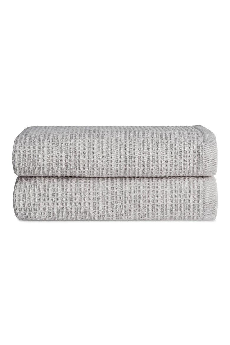 2-Pack Waffle Hand Towel, Main, color, LIGHT GREY