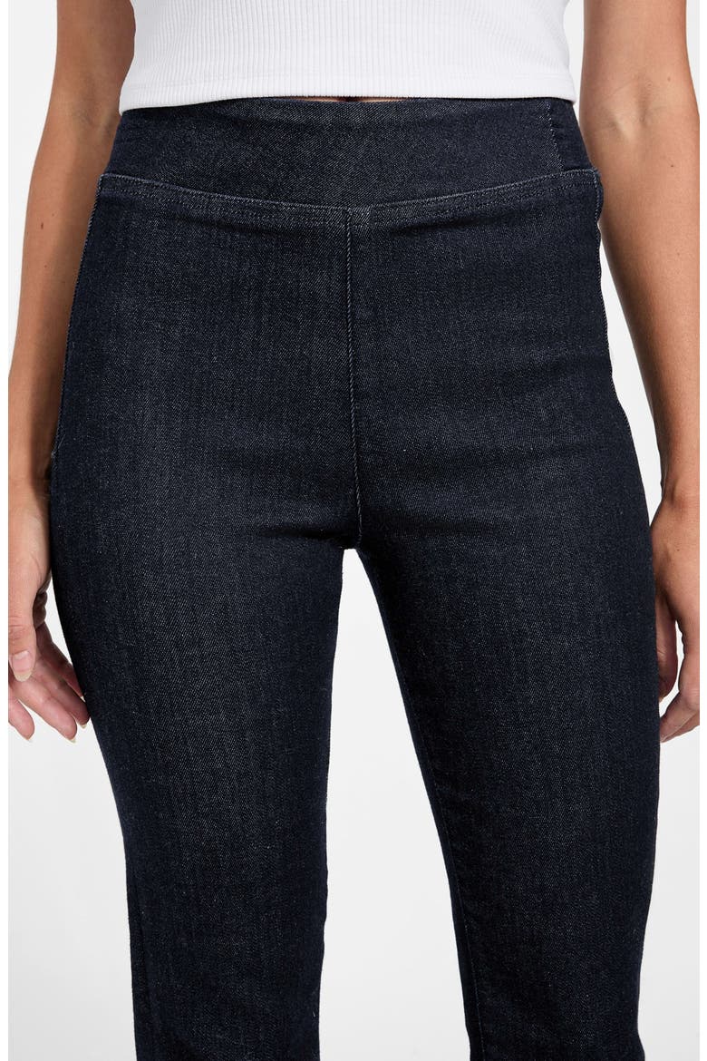 High Waist Pull-On Baby Bootcut Jeans, Alternate, color, ELTD-DARK