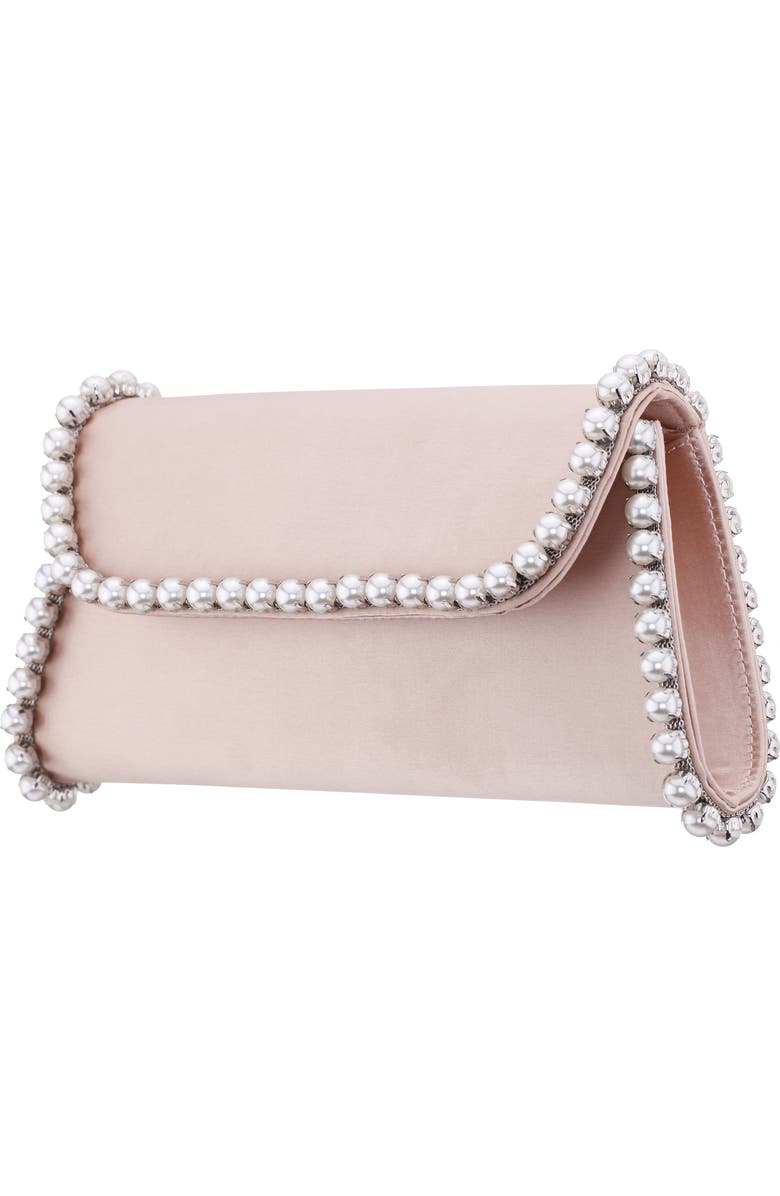 Nina Trysta Clutch, Alternate, color, Pearl Rose