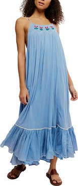 Free People Tip Toeing Tulip Midi Sundress