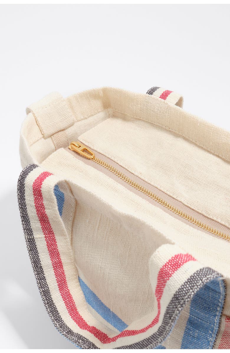 Bimba y Lola Mini Linen Crossbody Bag, Alternate, color,