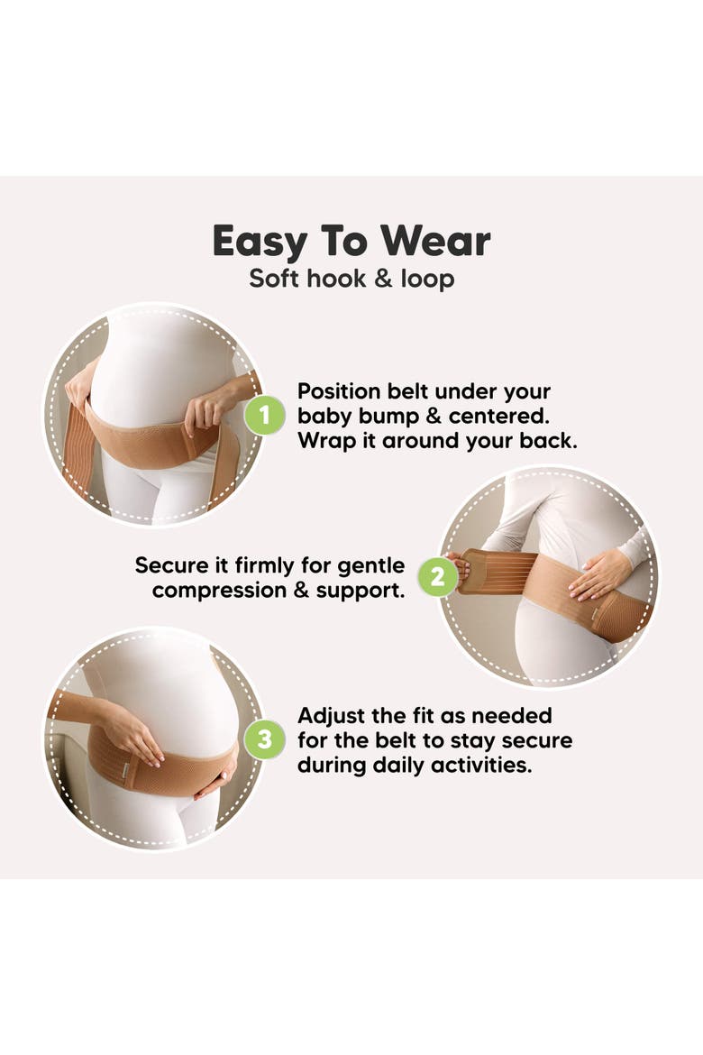 2-Pack Ease Maternity Support Belt, Alternate, color, Black/ Ivory
