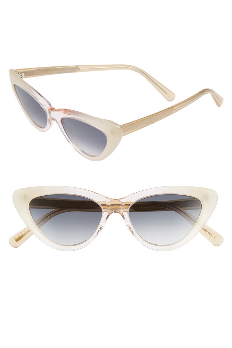 A-Muse 52mm Sunglasses, Main, color, PINK ROSE