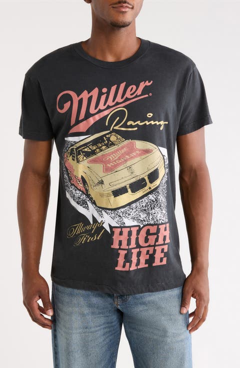 Miller High Life Racing Cotton Graphic T-Shirt