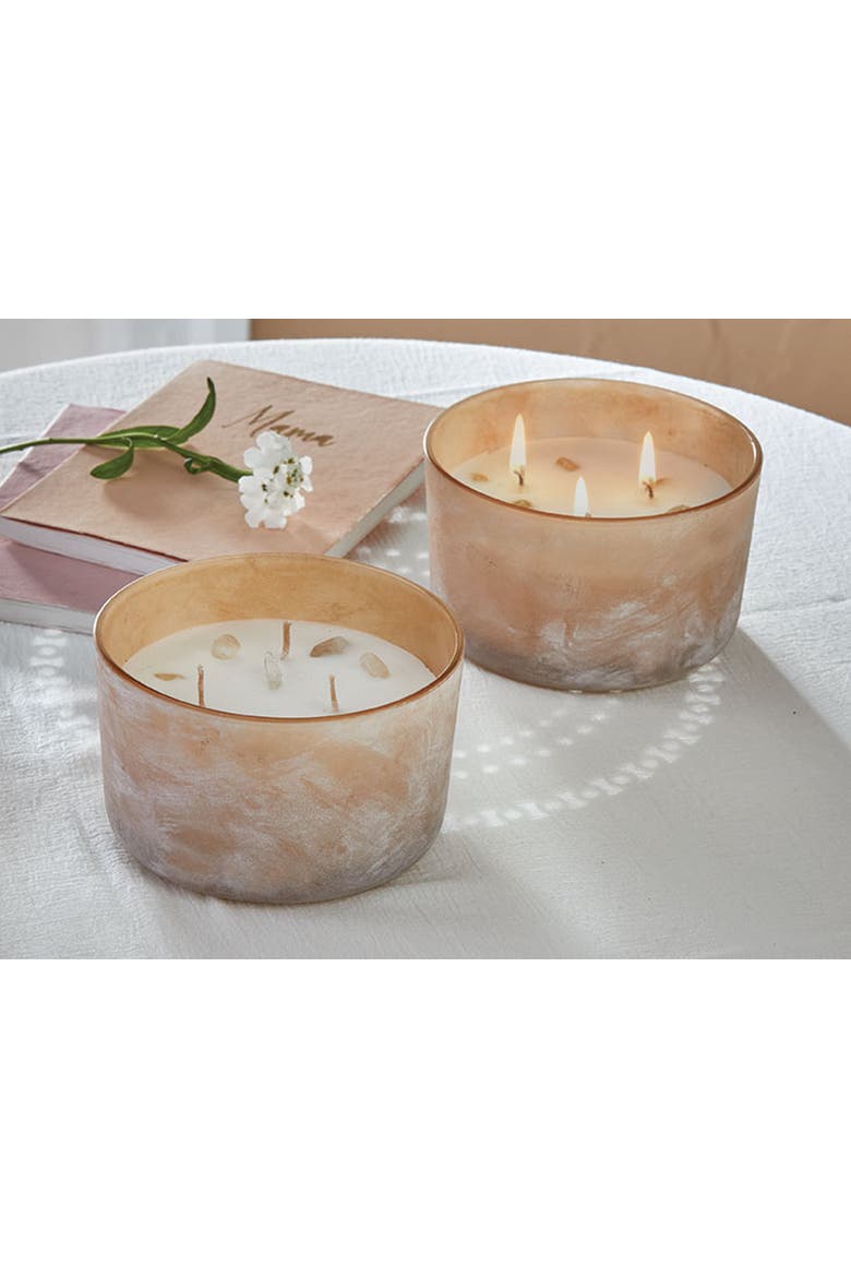 Sunrise Lavender Sage Soy Candle BWax Everyday Scent, Alternate, color, Pink