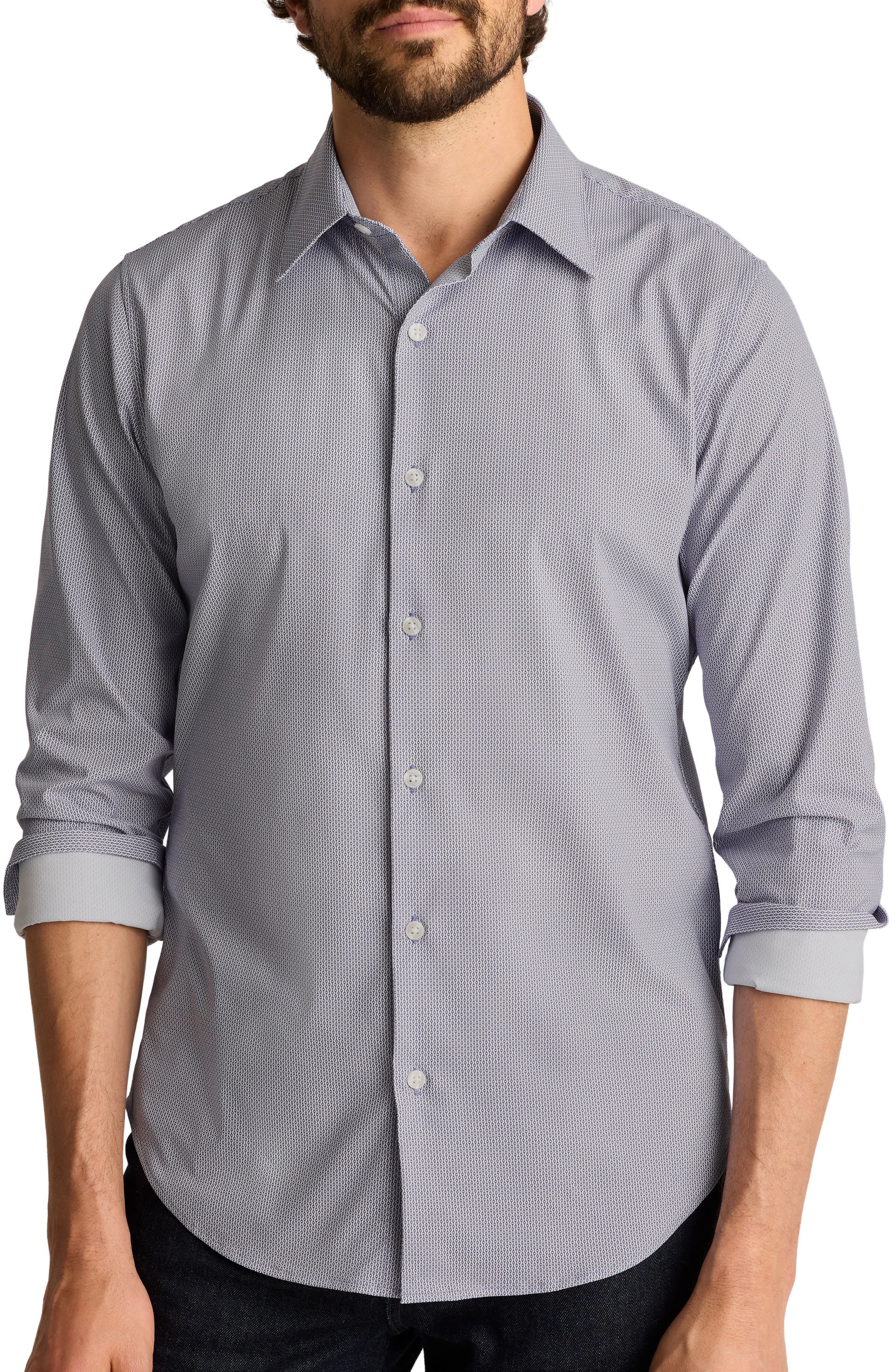 Bonobos Geo Print Tech Button-Up Shirt