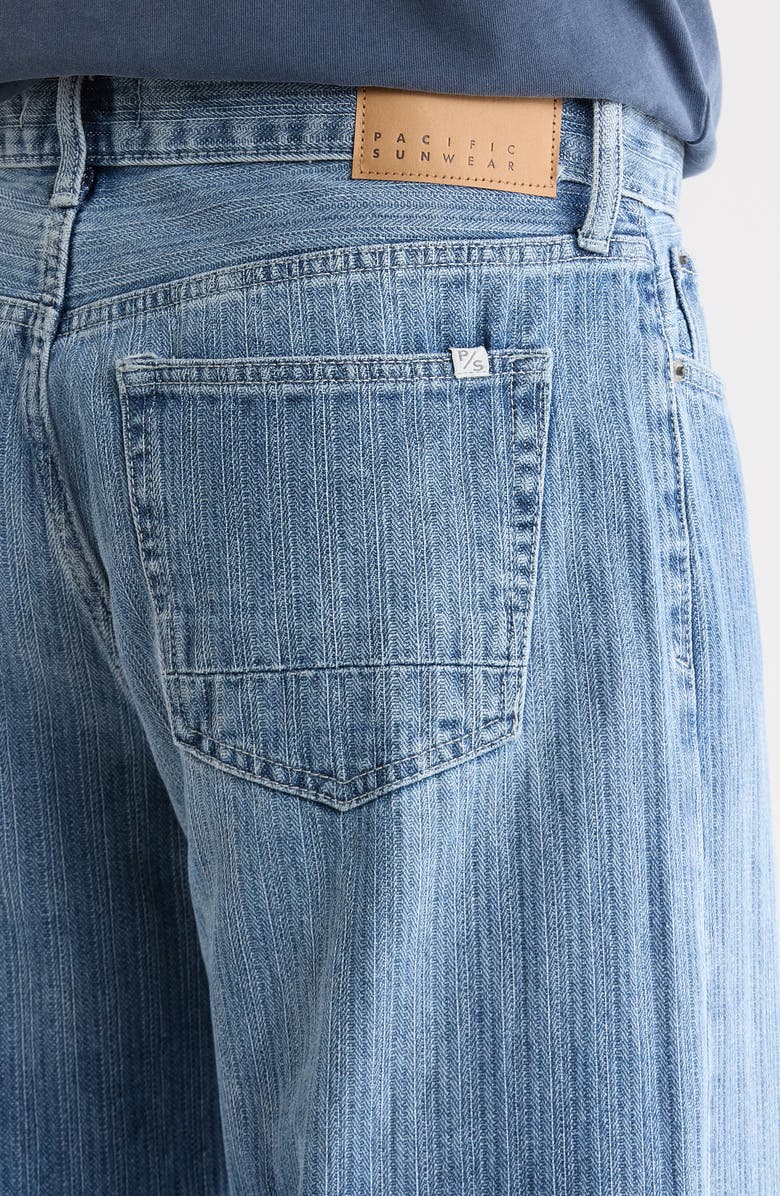 PacSun Blake Baggy Wide Leg Jeans, Alternate, color, Med Wash