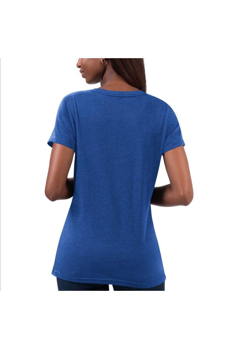 Women's G-III 4Her by Carl Banks Royal Daniel Suarez Snap V-Neck T-Shirt, Alternate, color, Royal