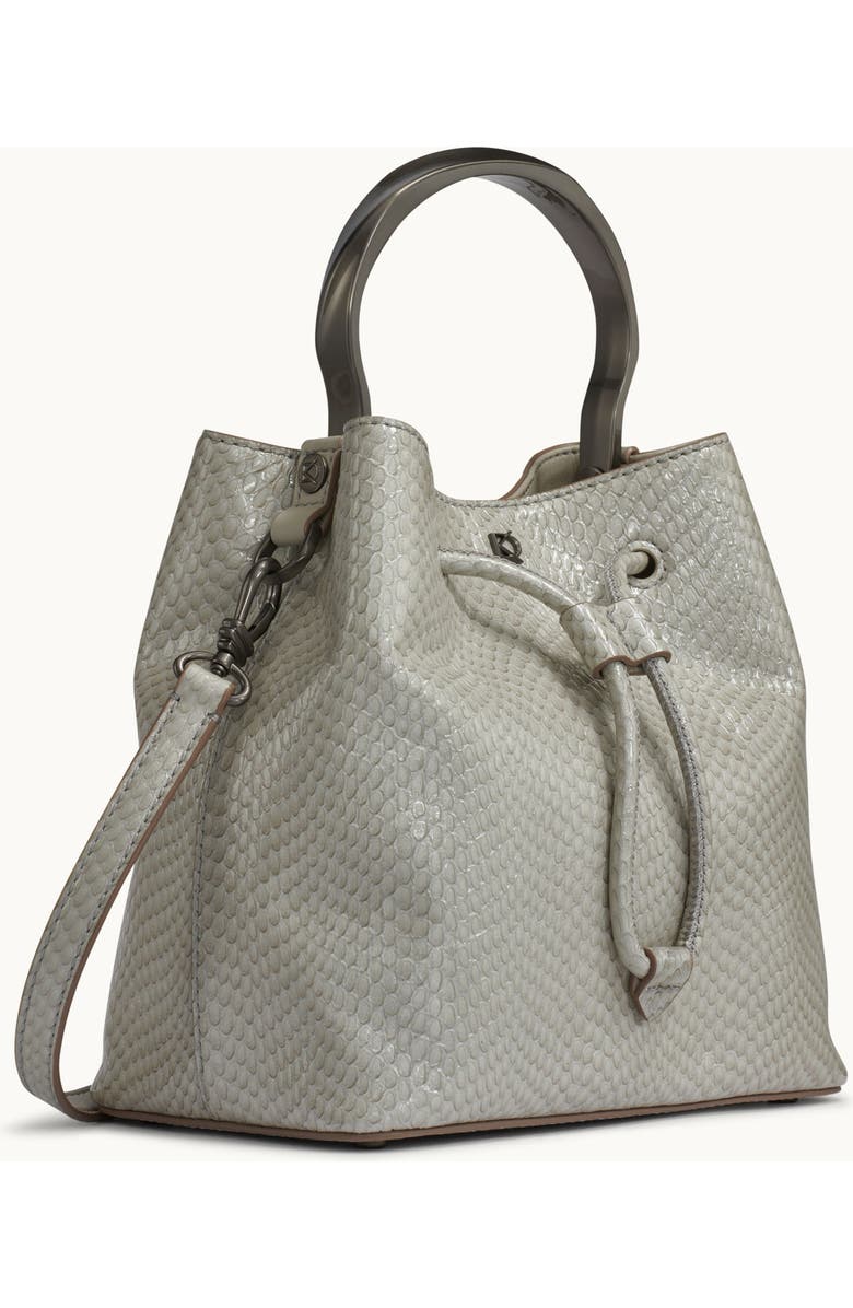 Donna Karan New York Lawrence Snake Bucket, Alternate, color, Zinc