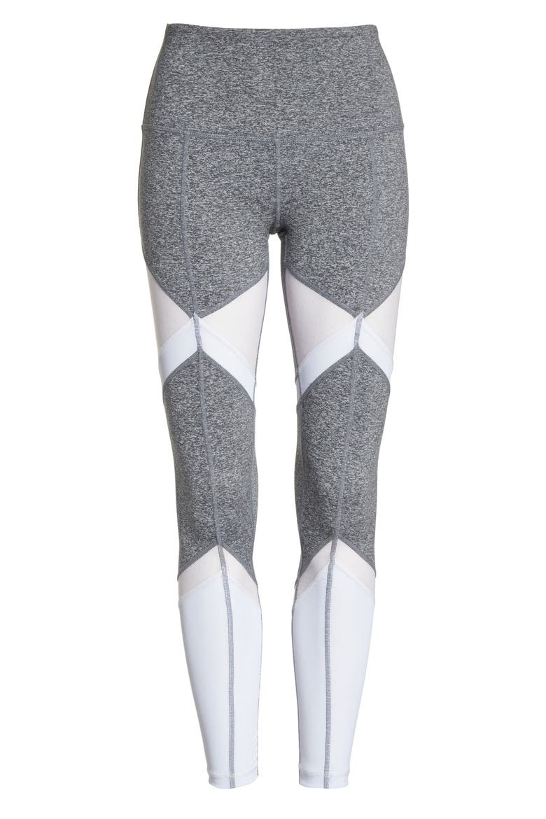 Sun Salutation High Waist Leggings, Alternate, color, GREY GRAPHITE
