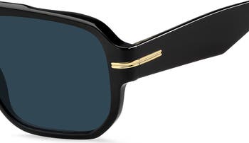 57mm Rectangular Sunglasses