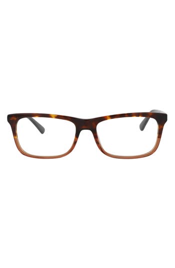 ALEXANDER MCQUEEN MCQUEEN 52MM RECTANGULAR OPTICAL GLASSES 